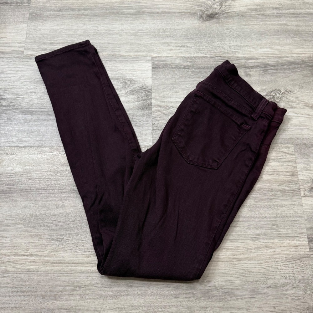 J Brand Burgundy‎ Skinny Jeans Women's Size 29